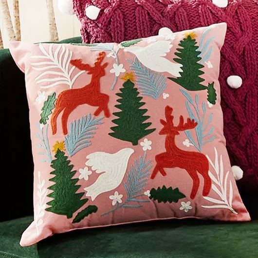 Festive pillow from Target's Opalhouse collection designed with Jungalow.