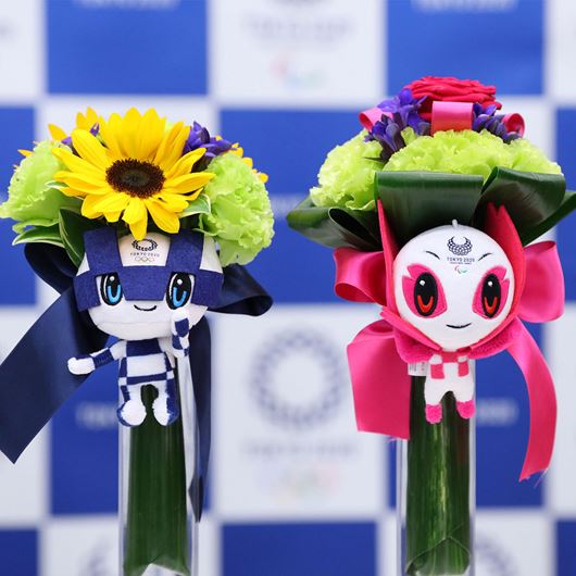 2020 Tokyo Olympics and Paralympics "victory bouquets."