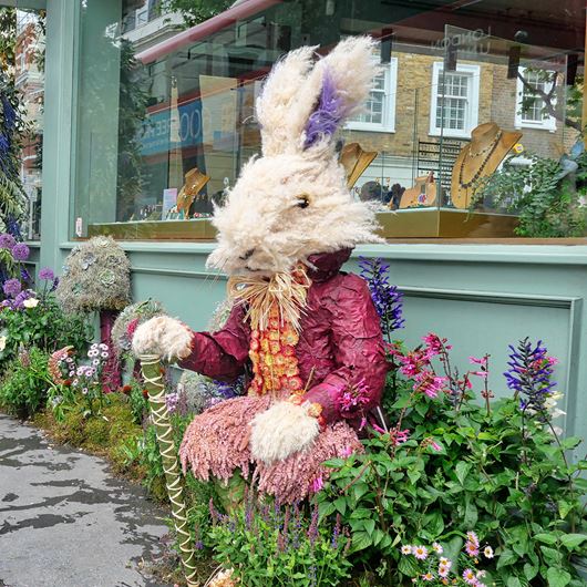 Chelsea In Bloom brings crowds to Kings Road, Chelsea in light of the 2022 RHS Chelsea Flower Show.