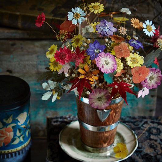 Cottagecore inspired flower arrangement.