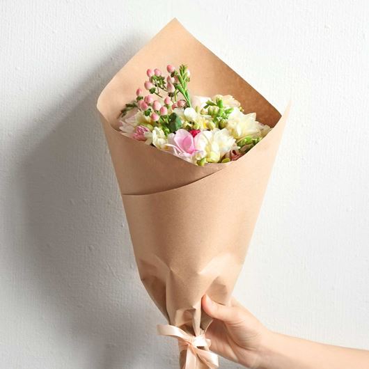 A hand-tied bouquet makes a fantastic gift for a loved one—or for yourself.