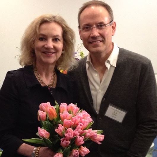 White House florist, Laura Dowling and flower.style's Talmage McLaurin.