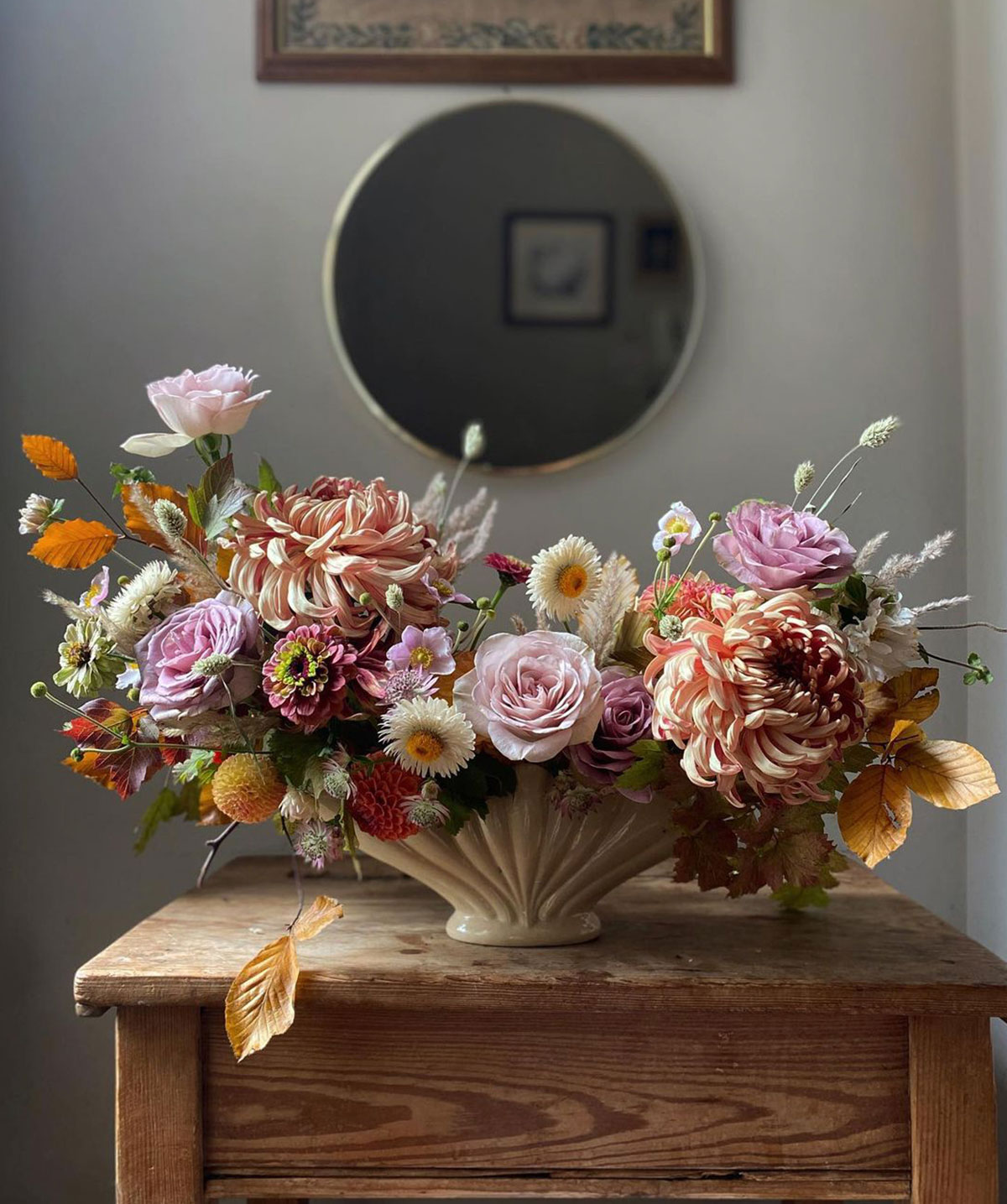 Fall arrangement by Swallows and Damsons.